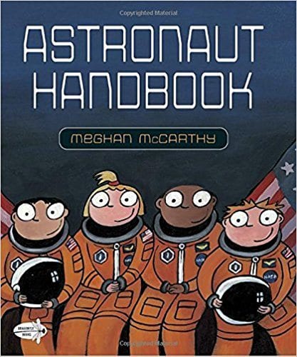 book cover Astronaut Handbook/ Best space books for kids