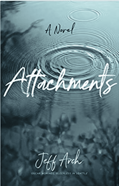 book cover: Attachments by Jeff Arch, as an example of books for teachers to read over the summer