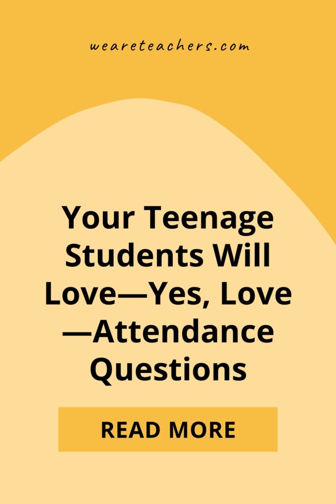 How one teacher uses attendance questions to build engagement, community, and hilarious conversations with her secondary students.