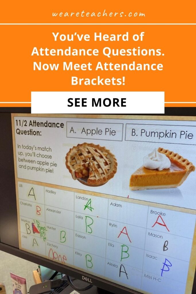Looking for a competitive twist to attendance questions? Try switching it up this month with an attendance bracket!