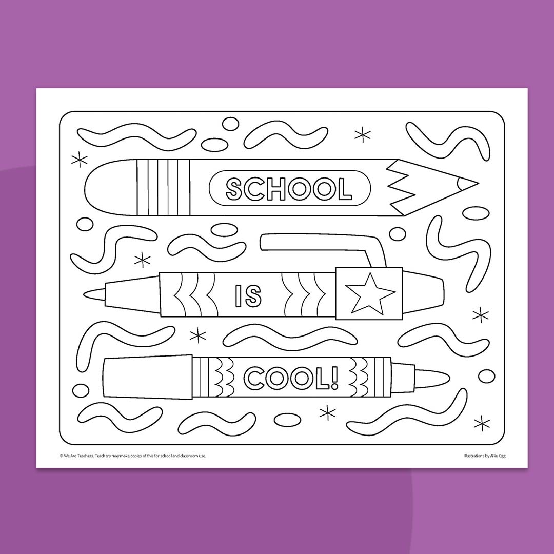 Back-to-School Coloring Pages: Free Download