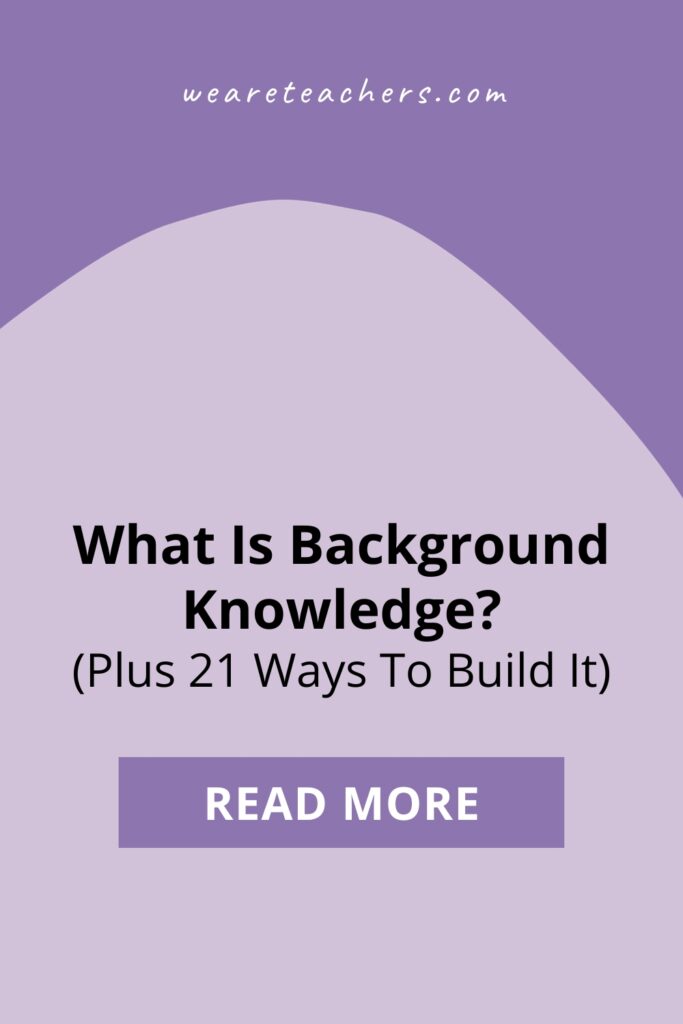 Building kids' background knowledge is key to helping their reading comprehension. The good news is there are tons of ways to do it!