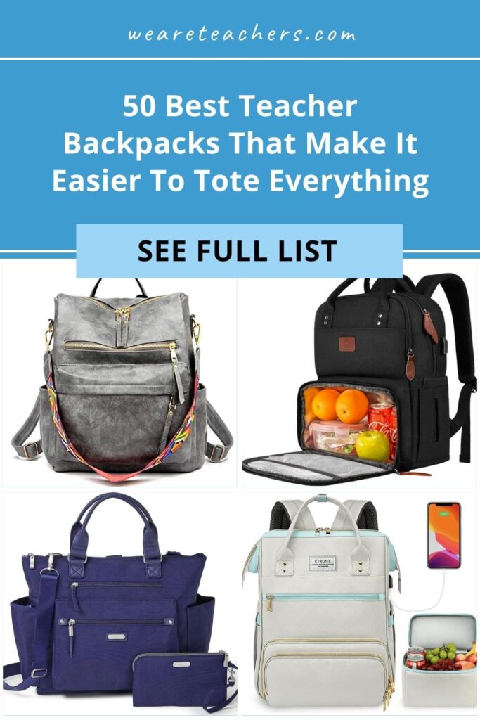 Teacher backpacks are easy to carry and have lots of compartments to hold all your must-haves. Here are great options in every price range.