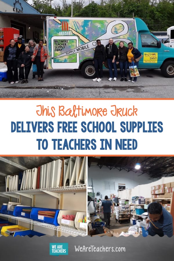 This Baltimore Truck Delivers Free School Supplies to Teachers in Need