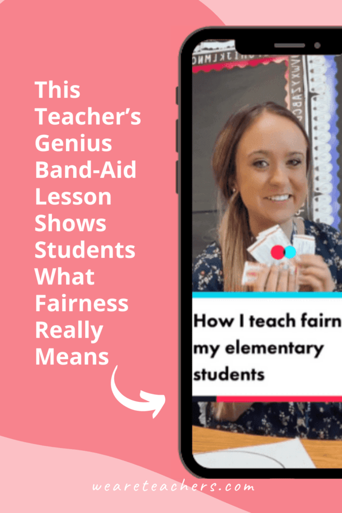 This Teacher's Genius Band-Aid Lesson Shows Students What Fairness Really Means