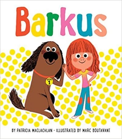 Book cover for Barkus Book 1 by Patricia Maclachlan