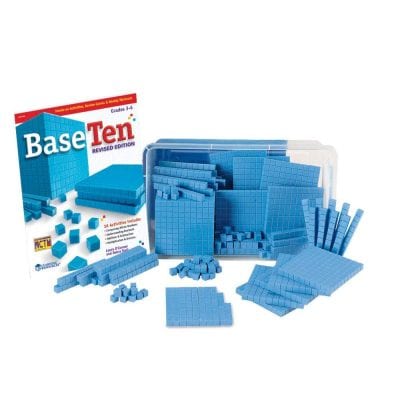 BaseTen blue learning blocks.