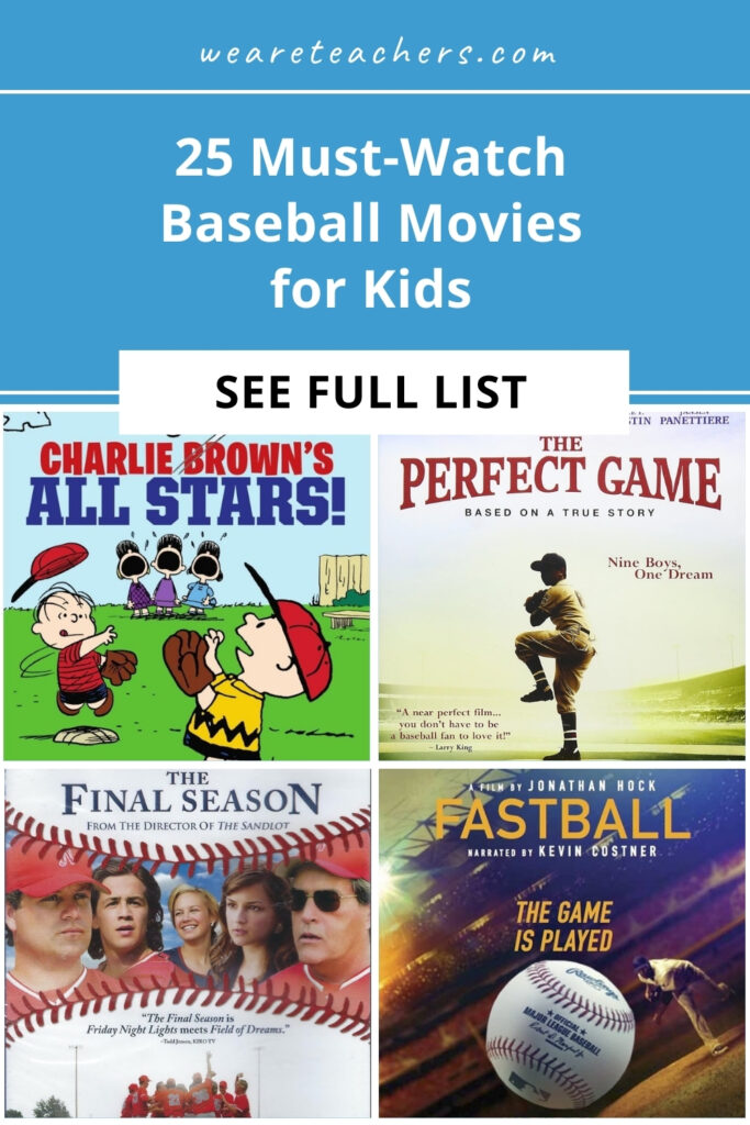 Got sports fans? Check out our collection of age-appropriate baseball movies for kids about America's favorite pastime.