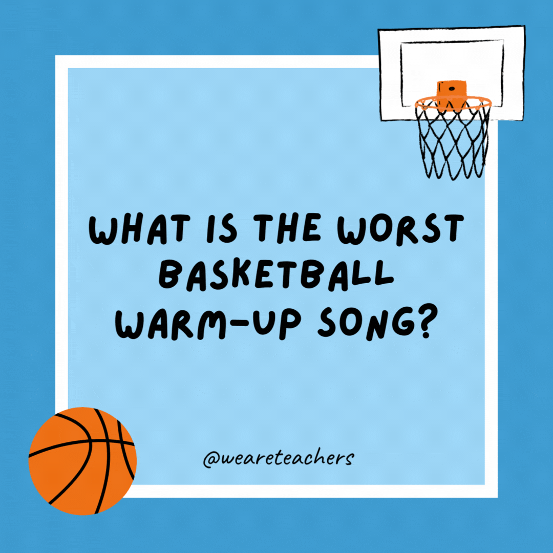 What is the worst basketball warm-up song?

Another Brick in the Wall.