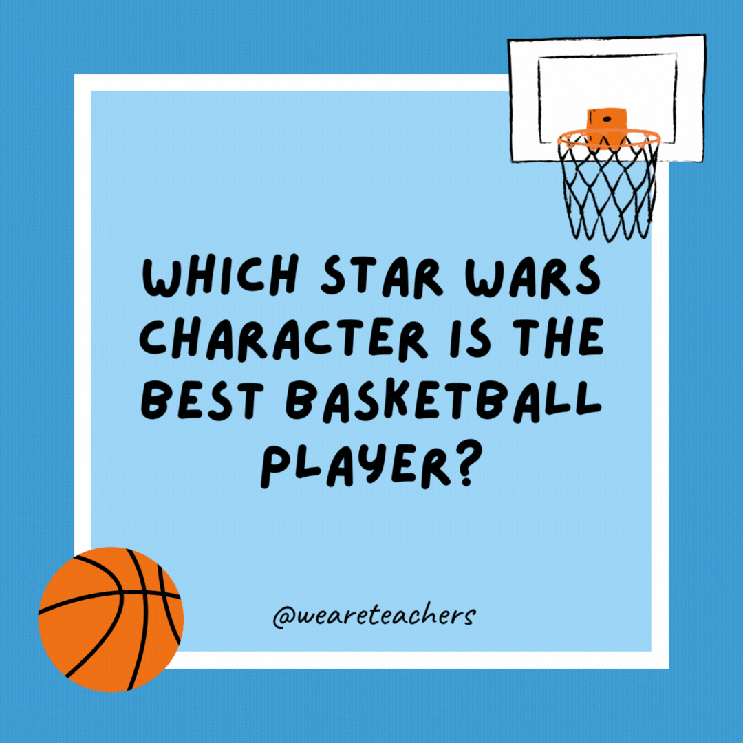 Which Star Wars character is the best basketball player?