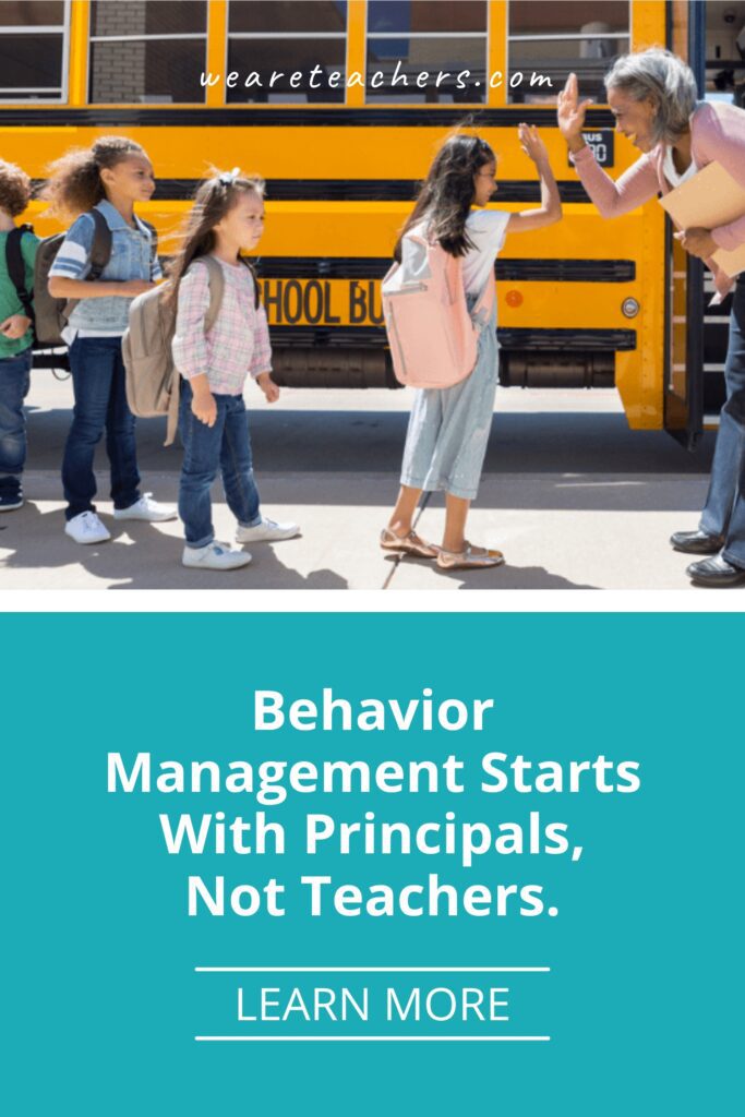 Talks about student behavior often center on teacher decisions. But what if behavior management started with principals?