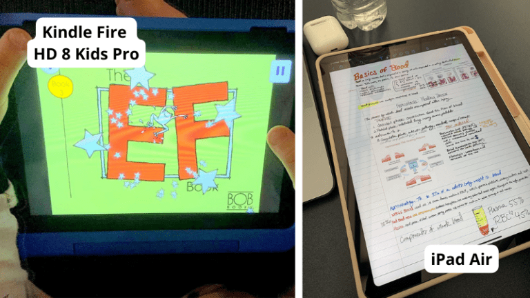 Collage of Best Tablets for Students 2022