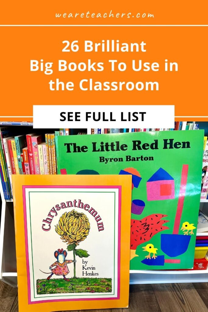 Check out this list of recommendations for big books to incorporate into the classroom to enhance literacy instruction.