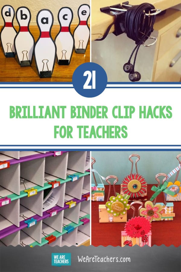 21 Brilliant Binder Clip Hacks All Teachers Need to Try