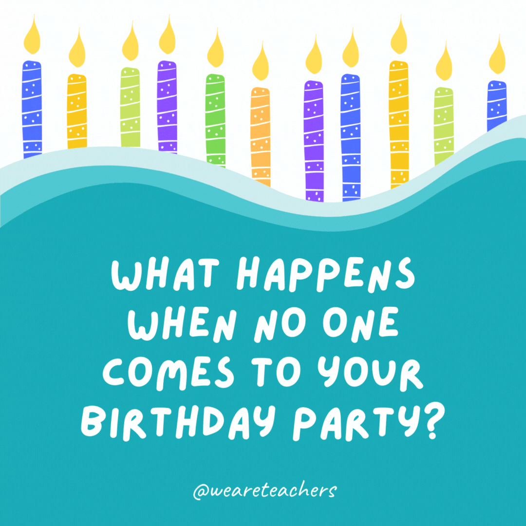 What happens when no one comes to your birthday party?