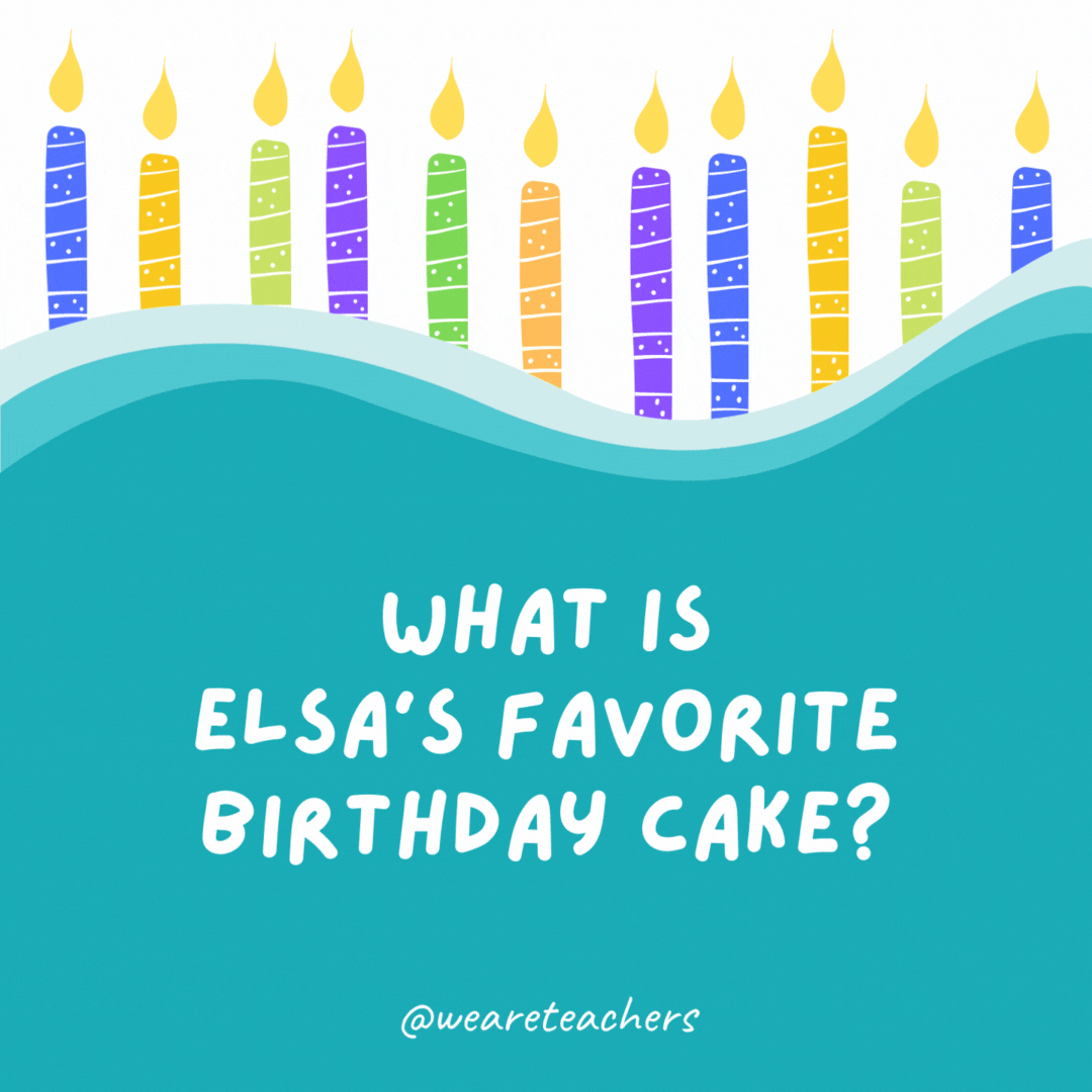 What is Elsa's favorite birthday cake?