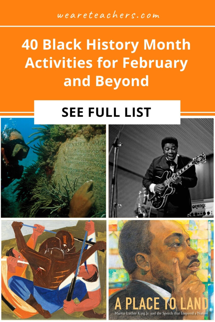 Celebrate the art, poetry, music, inventions, and contributions of Black Americans with these Black History Month activities.