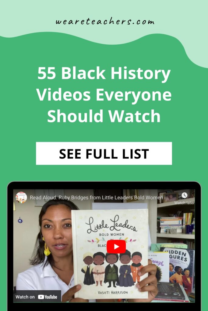 Looking for lesson ideas for February and beyond? This list of Black history videos for students is perfect for all grade levels.