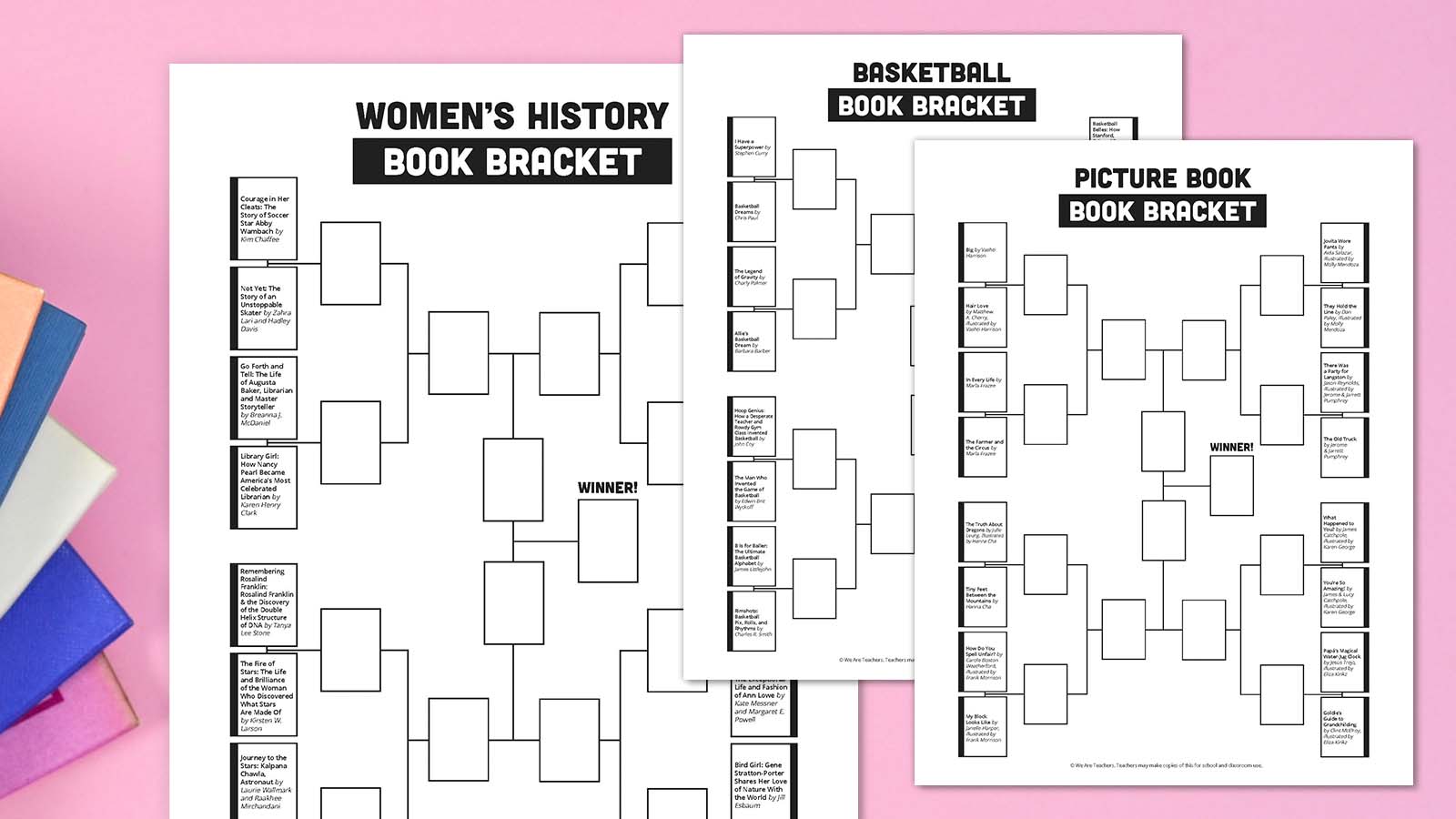 Book bracket templates for free download
