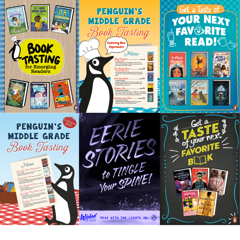 Sampling of the Penguin Young Reader book tasting covers