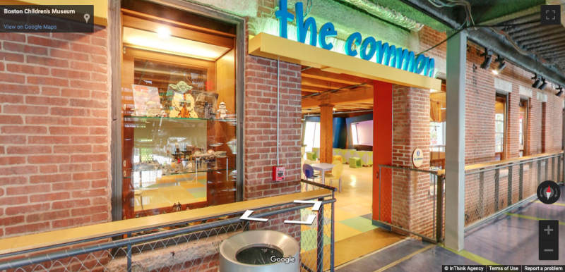 Exterior image of The Common at the Boston Children's Museum