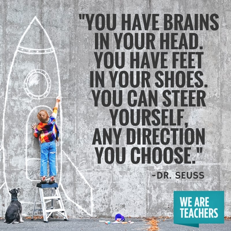 Brains in Your Head Dr Seuss Quote