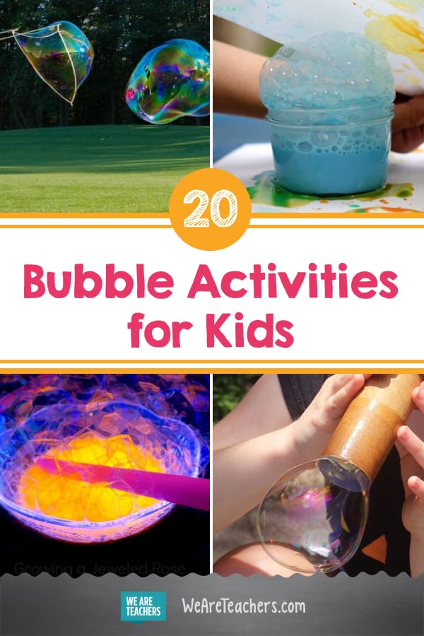 Paint with Bubbles + 20 More Cool Bubble Activities to Try