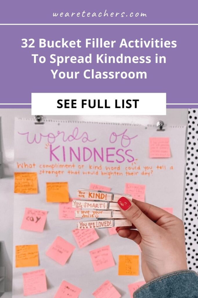 Every classroom could use more kindness. These fun bucket filler activities help kids be more conscious of how their actions affect others.