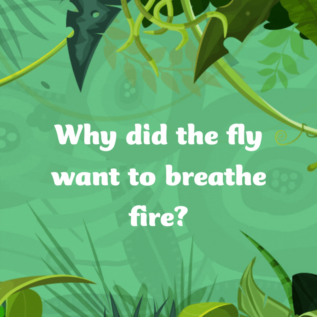 Why did the fly want to breathe fire?