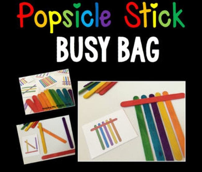 Preschool Busy Bags- So Many Ideas And Free Printable In One Post...