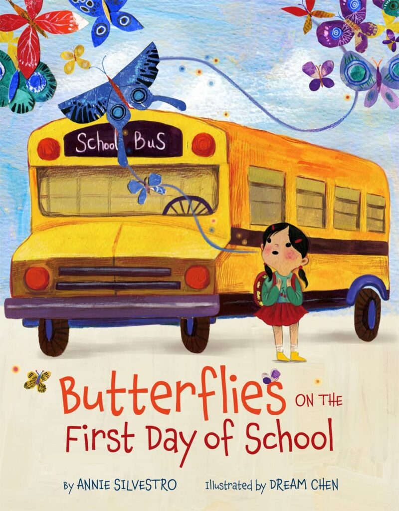 Butterflies on the first day of school cover