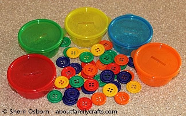 Button Activities About Family Crafts