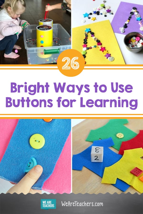 26 Bright Ways to Use Buttons for Learning