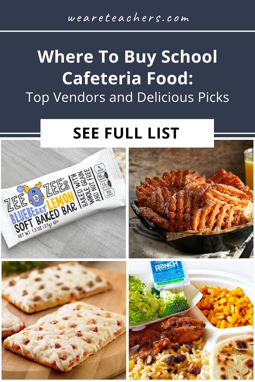 Where To Buy School Cafeteria Food Top Vendors & Healthy Picks