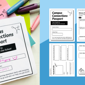 Images from the Campus Connection Passport Activity.
