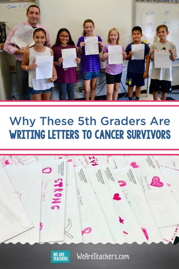5th Graders Learn Powerful Life Lessons by Writing Letters to Cancer Survivors