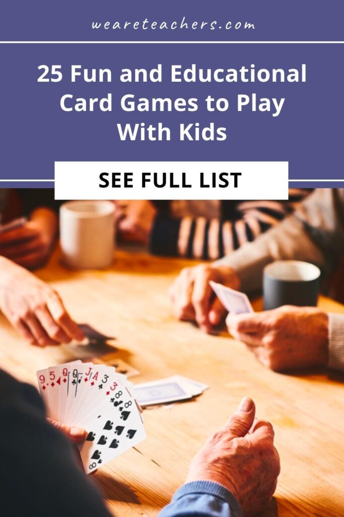 Kids learn best when they are having fun! Check out these fun card games that teach valuable skills and lessons.