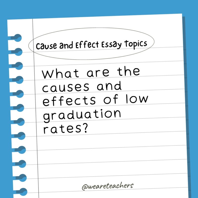 What are the causes and effects of low graduation rates?