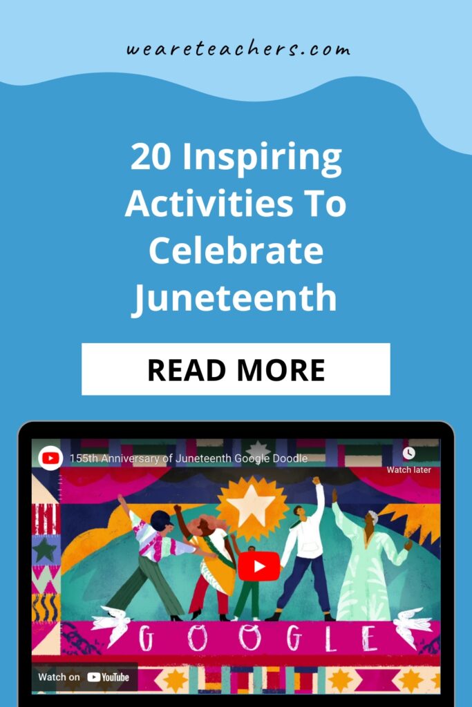 Get ideas for teaching Juneteenth with activities that introduce kids to the day when all slaves in the United States were finally freed.