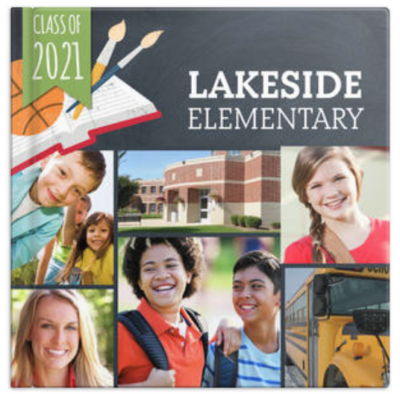 Lakeside elementary yearbook cover image