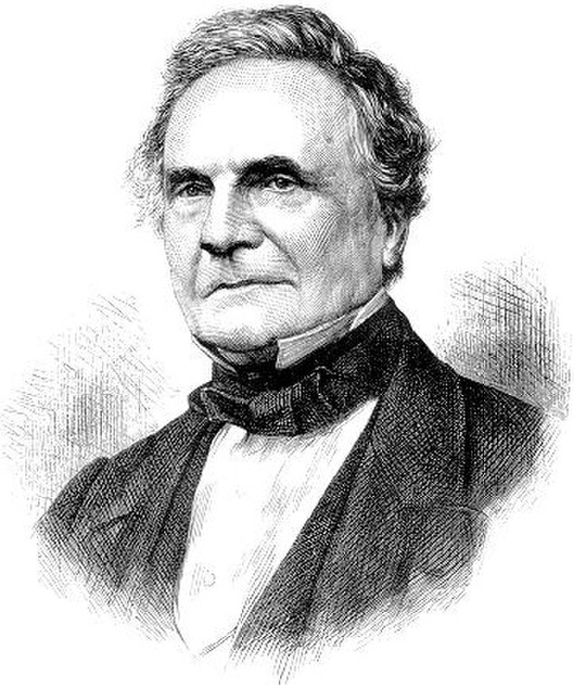portrait of mathematician charles babbage 
