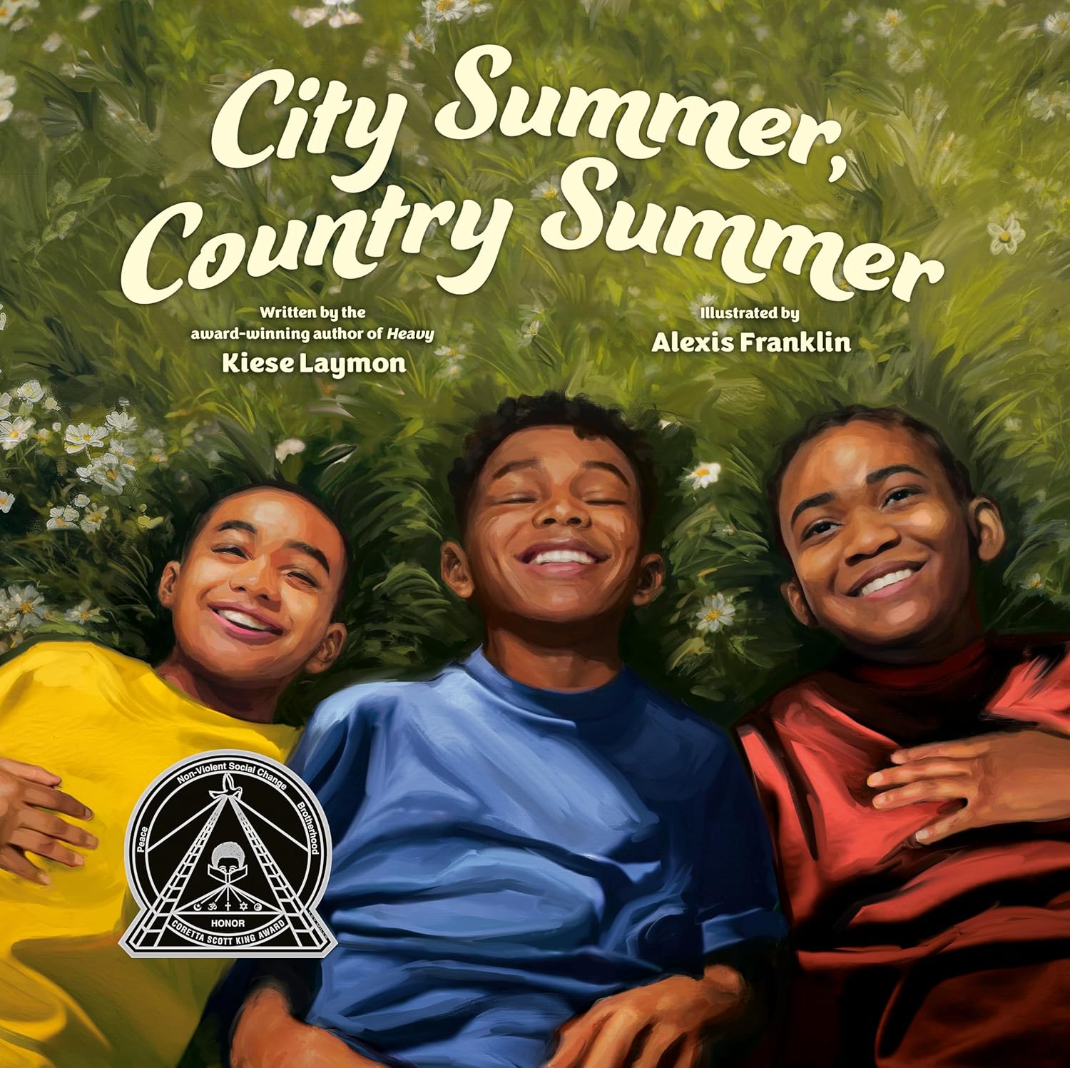 City Summer Country Summer three boys in the woods-summer picture books for kids
