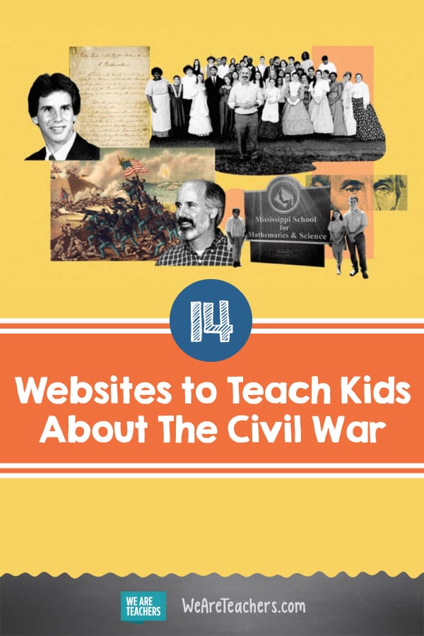 14 Websites to Teach Kids About The Civil War