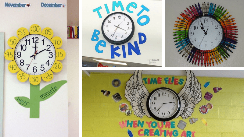 18 Ways to Dress Up Your Classroom Clock