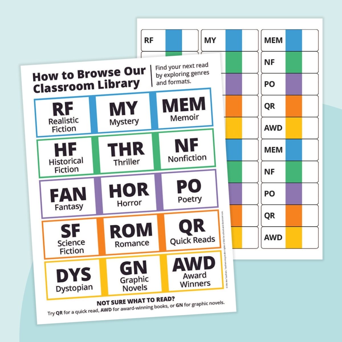 Classroom Library Labels and Organization Kit - Image 2