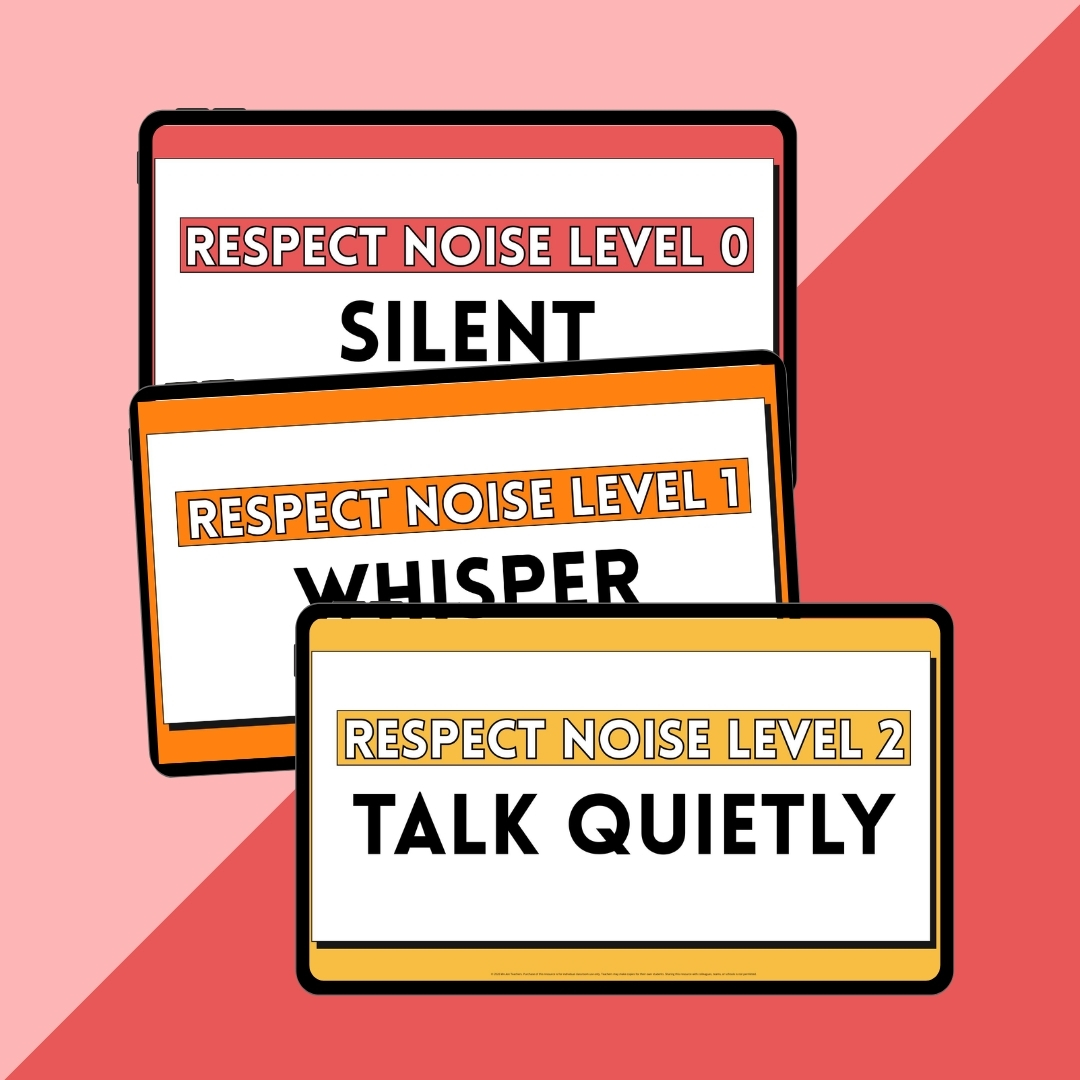 Images of posters from the RESPECT Classroom Management System Bundle.