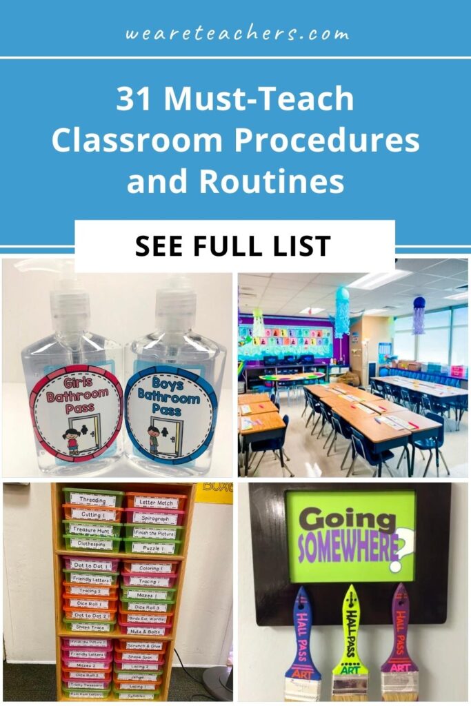 These seriously cut your stress. We've compiled the best classroom procedures and routine ideas from our community and around the web.