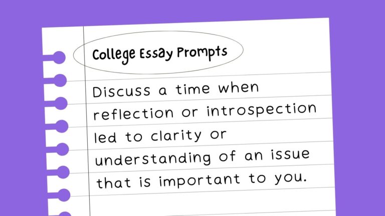the college essay prompts