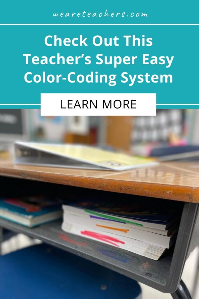 You're Going To Want To Steal This Teacher's Super Easy Color-Coding System