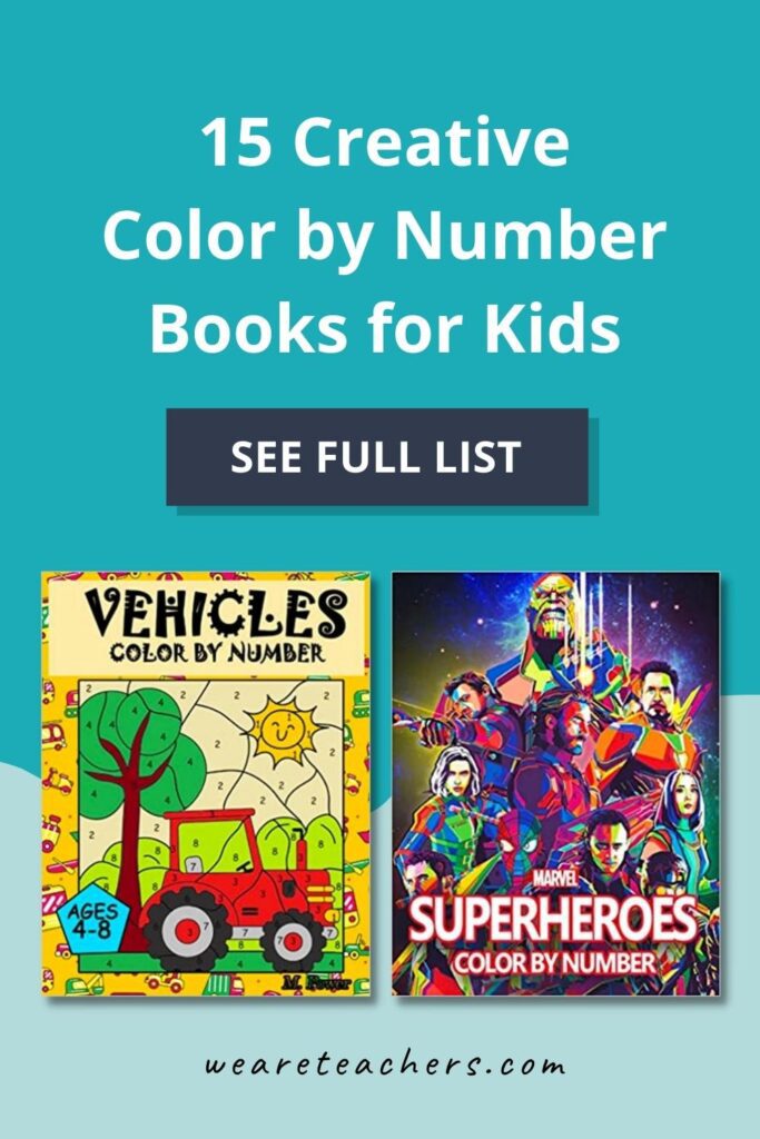 15 Creative Color by Number Books for Kids of All Ages